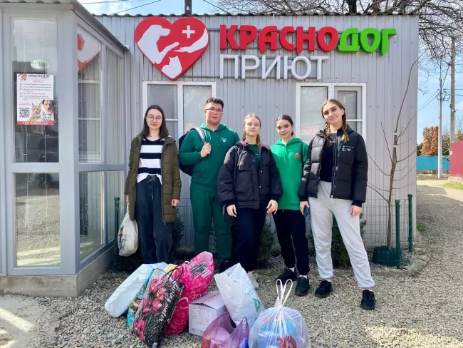Студенты Краснодарского филиала РЭУ им. Г.В. Плеханова приняли участие в Акции «Твори Добро»!
