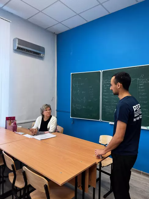 Поздравления с Днем преподавателя высшей школы от Студенческого совета Краснодарского филиала!
